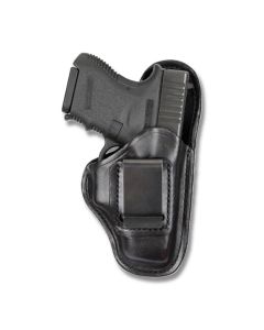 BIANCHI Model 100 Professional Right Hand Carry Black Leather Holster Size 7