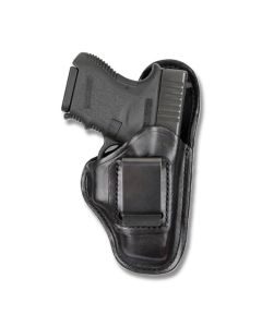 BIANCHI Model 100 Professional Right Hand Carry Black Leather Holster Size 9