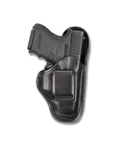 BIANCHI Model 100 Professional Right Hand Carry Black Leather Holster Size 6