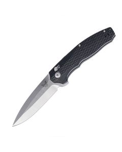 Benchmade Knives Vector Folding Knife with Black G-10 Handles and Satin Coated CPM-S30V Stainless Steel 3.6" Drop Point Blade Model 495