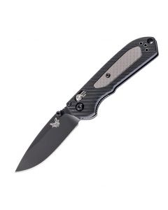 Benchmade Knives Mini Freek Folding Knife with Black Grivory and Versaflex Handle with Black Coated CPM-S30V Stainless Steel 3" Drop Point Blade Model 565BK