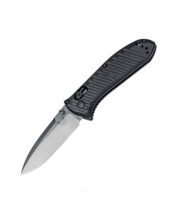 Benchmade Mini Presidio II Folding Knife with Black Anodized 6061-T6 Aluminum Handle and Satin Coated CPM--S30V Stainless Steel 3.2" Drop Point Blade Model 575