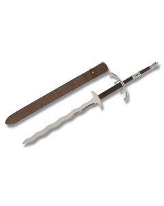 Krieg Sword with Brown Leather Wrapped Handle