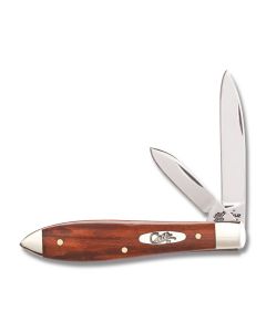 Case Tear Drop 3.625" with Smooth Chestnut Bone Handles and Tru-Sharp Surgical Steel Plain Edge Blades Model 28905