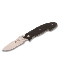 Al Mar Nomad with Textured Black G-10 Handle and Satin Coated VG-10 Stainless Steel 3" Drop Point Blade Model AMND2