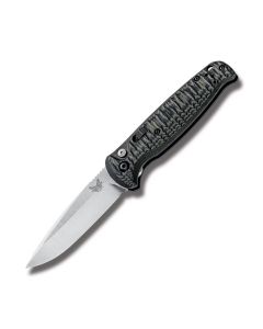 Benchmade Knives  CLA Automatic Knife with Green G-10 Handle and Black Coated 154CM Stainless Steel 3.439" Drop Point Plain Edge Blade Model 43001