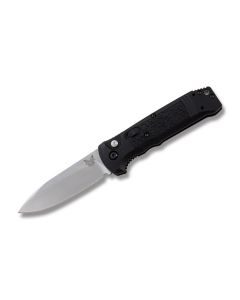 Benchmade Knives 4400 Casbah Automatic Knife with Black Grivory Handle and Satin Coated CPM30V Stainless Steel 3.439" Drop Point  Plain Edge Blade Model 4400