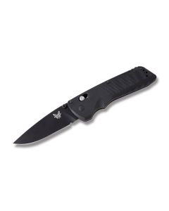 Benchmade Knives 5400BK Serum Dual Action Automatic Knife with Black G-10 Handle and Black Coated 154CM Stainless Steel 3.439" Drop Point Plain Edge Blade Model 5400BK