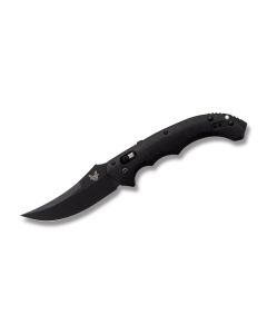 Benchmade Knives 8600BK Bedlam Automatic Knife with Black G-10 Handle and Black Coated 154CM Stainless Steel 4" Clip Point Plain Edge Blade Model 8600BK