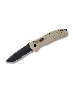 Gerber Propel Downrange Automatic Knife with Desert Tan G-10 Handle and Black Coated CPM-S30V Stainless Steel 3.50" Tanto Tip Partially Serrated Edge Blade Model 30-000717