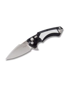 Hogue Knives X-5 Tactical Flipper with Black Aluminum Handles with Dark Earth Inlays and CPM-154 Steel 3.50” Spear Point Plain Edge Blades Model 34576-LIM