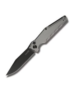 Kershaw Launch 7 Automatic Knife with Gray Anodized Aluminum Handle and Black Coated CPM-154 Steel 3.75" Clip Point Plain Edge Blade Model 7900GRYBLK