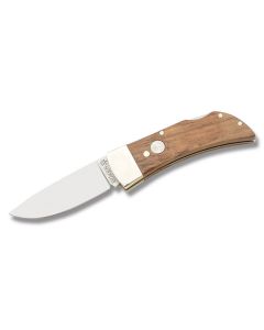 Boker Pocket Lockback 4.50"  with Rosewood Handle and Solingen Stainless Steel Plain Edge Blade Model 111004