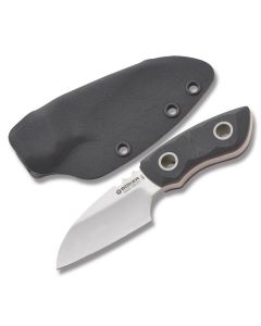 Boker Prymate with Black Micarta Handle and N690BO Stainless Steel 3" Wharncliff Plain Edge Blade and Kydex Sheath Model 120614