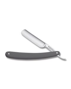 Boker Classic Charcoal Straight Razor 3.25" with Moisture Resistant Synthetic Handles and Carbon Steel Plain Edge Blade Model 140200