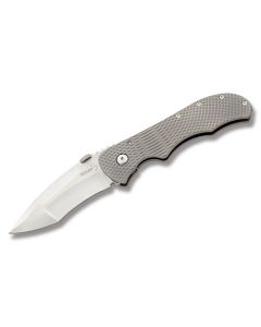 Boker Plus Manaro Folder with Titanium Handle and 440C Stainless Steel 3.50" Modified Tanto Plain Edge Blade Model 01BO145