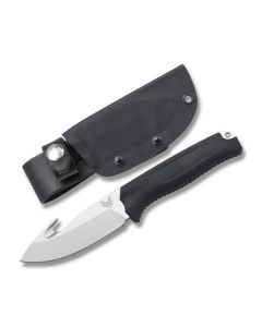 Benchmade Knives 15009-BLK Steep Country with Black Santoprene Handles and Satin Coated CPM-S30V Stainless Steel 3.50" Drop Point Plain Edge Blade Model 15009-BLK
