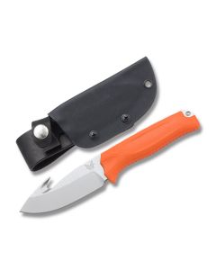 Benchmade Knives 15009-ORG Steep Country with Orange Santoprene Handles and Satin Coated CPM-S30V Stainless Steel 3.50" Drop Point Plain Edge Blade Model 15009-ORG