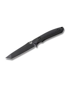 Benchmade Knives 167BK Protagonist with Black Grivory and Versaflex Handles with Black Coated 154CM Stainless Steel 4.5" Tanto Plain Edge Blade Model 167BK