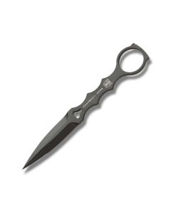 Benchmade Socp Dagger with Black Coated 44C Stainless Steel Handle and Dagger Plain Edge Blade Model 176BK