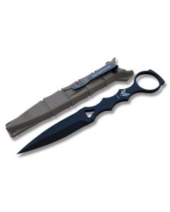 Benchmade Knives 176BK SOCP Dagger with Black Coated 440C Stainless Steel 3.25" Skeletonized Dagger Plain Edge Blade Model 176BK