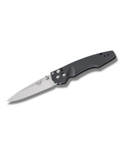 Benchmade Knives 470-1 Emissary with Black 6061-T6 Aluminum Handles and Satin Coated CPM-S30V Stainless Steel 3" Drop Point Plain Edge Blade Model 470-1