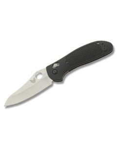 Benchmade Knives 550HG Griptilian with Black Noryl GTX Handles and Satin Coated 154CM Stainless Steel 3.5" Sheepsfoot Plain Edge Blade Model 550HG
