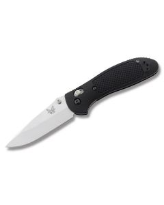 Benchmade Knives 551 Griptilian with Black Noryl GTX Handles and Satin Coated 154CM Stainless Steel 3.5" Drop Point Plain Edge Blade Model 551