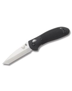 Benchmade Knives 553 Griptilian with Black Noryl GTX Handles and Satin Coated 154CM Stainless Steel 3.5" Tanto Plain Edge Blade Model 553