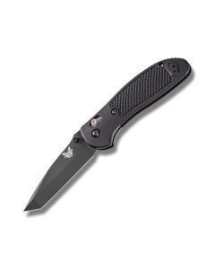 Benchmade Knives 553BK Griptilian with Black Noryl GTX Handles and Black Coated 154CM Stainless Steel 3.439" Tanto Plain Edge Blade Model 553BK