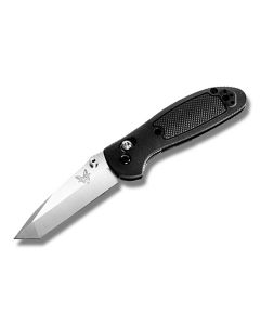 Benchmade Knives 557 Griptilian with Black Noryl GTX Handles and Satin Coated 154CM Stainless Steel Tanto Plain Edge Blade Model 557