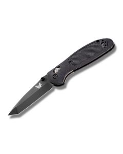 Benchmade Knives 557BK Griptilian with Black Noryl GTX Handles and Black Coated 154CM Stainless Steel 2.875" Tanto Plain Edge Blade Model 557BK