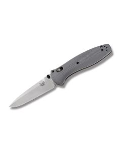 Benchmade Knives 580-2 Barrage with Gray G-10 Handles and Satin Coated 154CM Stainless Steel 3.625" Drop Point Plain Edge Blade Model 580-2