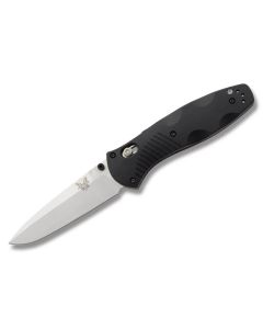 Benchmade Knives 580 Barrage with Black Valox Handles 154CM Stainless Steel 3.625" Drop Point Plain Edge Blade Model 580