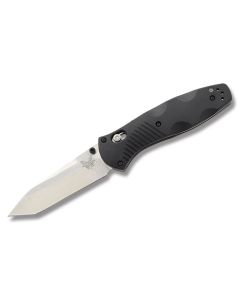 Benchmade Knives 583 Barrage with Black Valox Handles and Satin Coated 154CM Stainless Steel 3.625" Tanto Plain Edge Blade Model 583