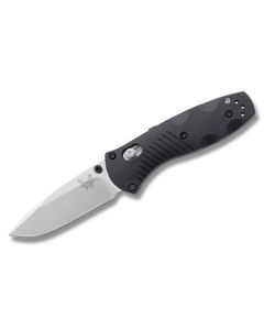 Benchmade Knives 585 Mini Barrage with Black Valox Handles and Satin Coated 154CM Stainless Steel 2.875" Drop Point Plain Edge Blade Model 585