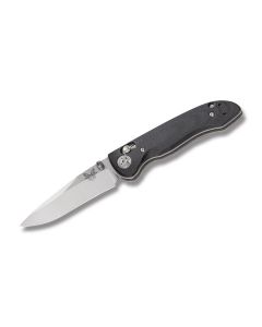 Benchmade Knives 698 Foray with Black G-10 Handles and Satin Coated CPM-20CV Stainless Steel 3.25" Drop Point Plain Edge Blade Model 698