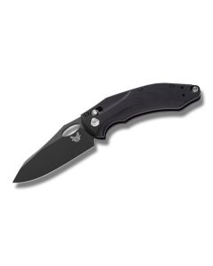 Benchmade Knives 808BK Loco with Black G-10 Handles and Black Coated CPM-S30V Steel Black Finish Reverse Tanto Plain Edge Blade Model 808BK