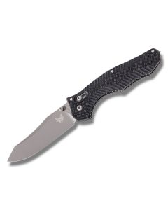 Benchmade  Knives 810 Contego with Black G-10 Handles and Satin Coated CPM-M4 Super Steel 4" Reverse Tanto Plain Edge Blade Model 810