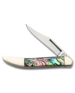 Bear & Son Abalone Toothpick 3" with Abalone Handle and High Carbon 440 Stainless Steel Plain Edge Blades Model AB193