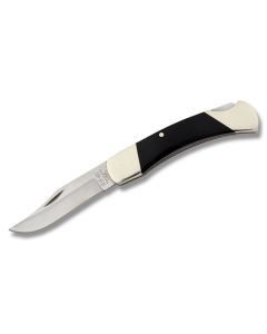 Bear & Son Lockback 3.75" with Black G-10 Handle and 440 Stainless Steel Plain Edge Blade Model G05 