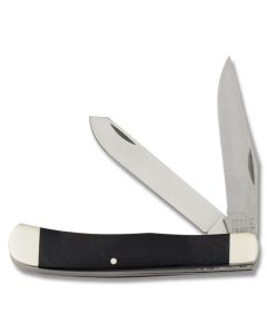 Bear & Son Trapper 4.188" with Black G-10 Handle and 440 Stainless Steel Plain Edge Blades Model G05