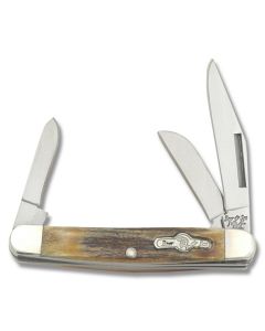 Bear & Son Medium Stockman with Genuine Stag Horn Handle