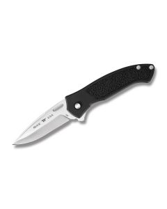 Buck Momentum Assisted Opening Knife with Black Anodized Aluminum Handle and Satin Coated S30V Stainless Steel 3.125" Drop Point Plain Edge Blade Model 0294BKS-B