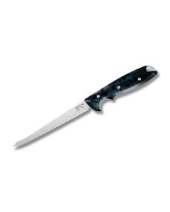 Buck Knives Abyss Fillet with Kryptek Neptune Glass Reinforced Nylon Handles and Flexible 420 HC Stainless Steel Plain Edge Blades Model 0035CMS34