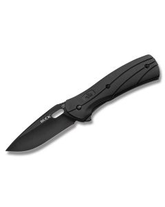 Buck Vantage Force Select Linerlock with Black Glass Reinforced Nylon Handle and Black Oxide Coated 3.25" Drop Point Plain Edge Blade Model 0845BKS-B