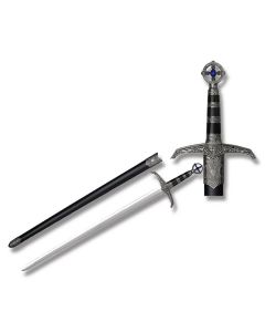 Master Cutlery Robin of Locksley's Sword with Cast Metal Handles and Stainless Steel Plain Edge Blades Model HK-5517