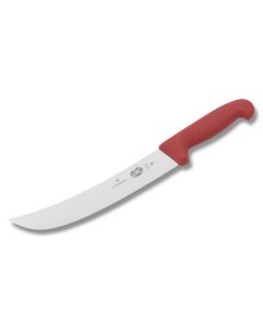 Victorinox Forschner 10" Cimeter Knife with Red Fibrox Handle and Stainless Steel Blade Model 40425