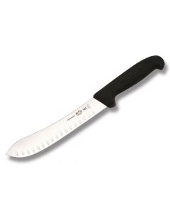 Victorinox Cutlery 8" Granton Edge Butcher Knife with Black Fibrox Handle and Stainless Steel Blade Model 40533