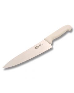 Victorinox Cutlery 10" Chef's Knife with White Fibrox Handle and Stainless Steel Blade Model 5200725